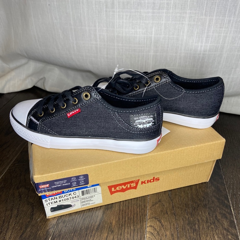 Levi’s black denim sneakers